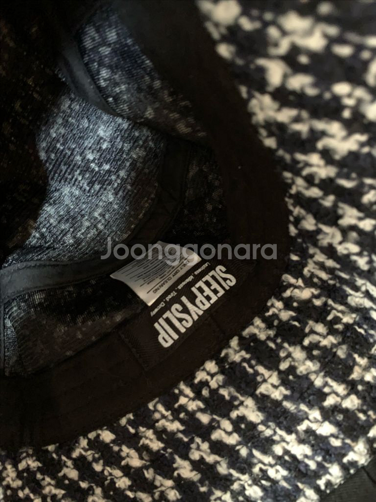 슬리피슬립 글렌체크 버킷햇--2