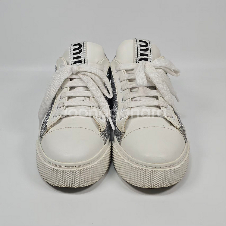 미우미우 글리터 스니커즈 ( 225 )--1