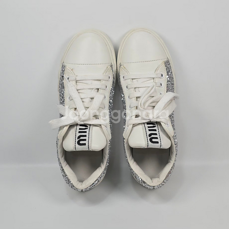 미우미우 글리터 스니커즈 ( 225 )--5