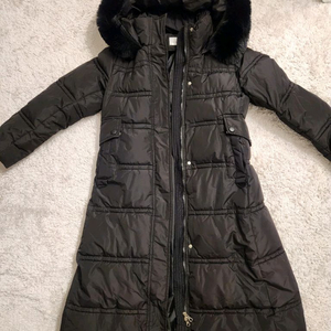 여성 블랙 롱패딩