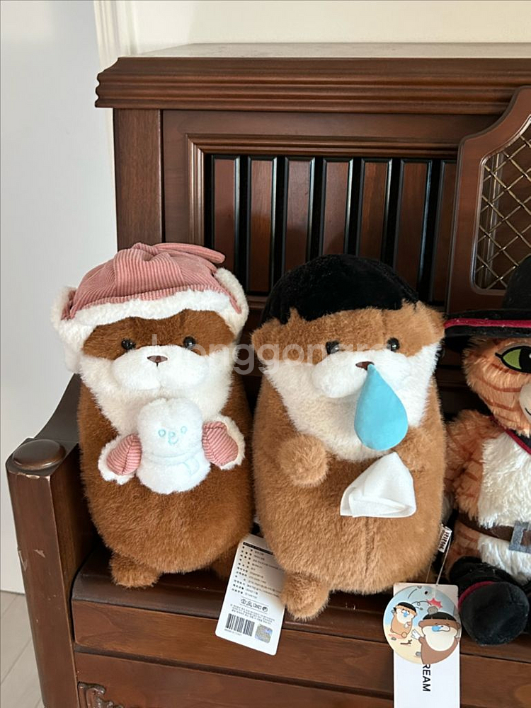 우소우소 해달 수달 인형, 디즈니 고양이--0