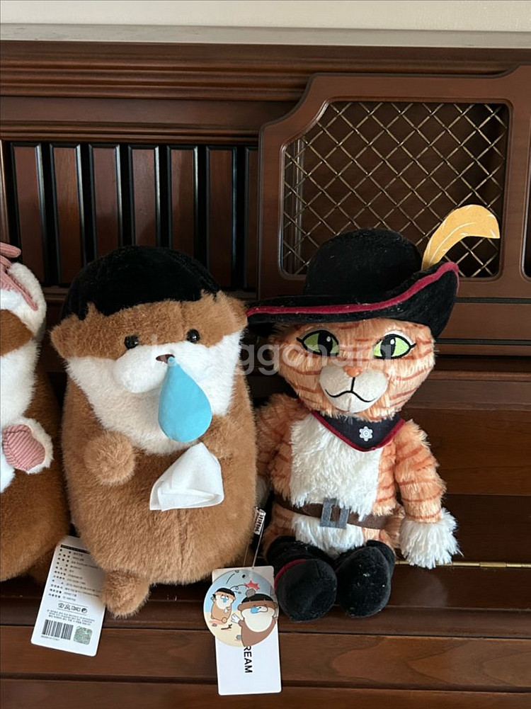 우소우소 해달 수달 인형, 디즈니 고양이--1