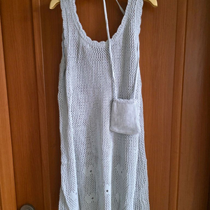 러블리 귀염뽀짝 미니 뜨개가방세트 니트 조끼