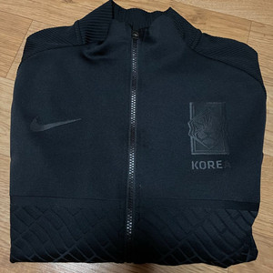 대한민국 국가대표 선수용 국대 앤썸자켓 올블랙 M,L,XL,2XL사이즈 이미지