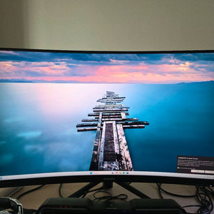 필립스 QHD 144 커브드 모니터