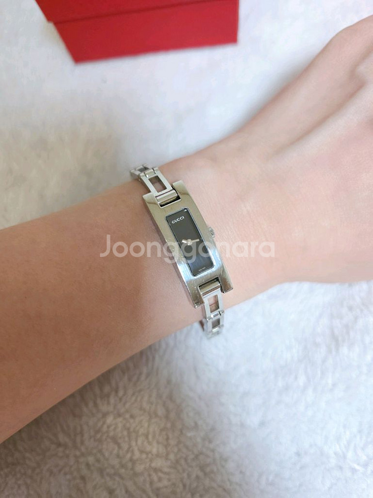 구찌 정품 실버 3900L 여성 럭셔리 명품시계 안전--0