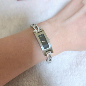 구찌 정품 실버 3900L 여성 럭셔리 명품시계 안전