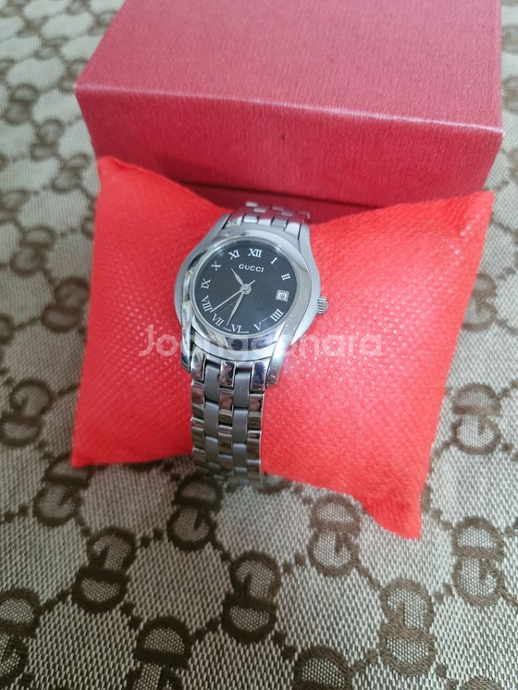 구찌 정품 5500L 블랙 써클 여성 명품시계 택포!!--1