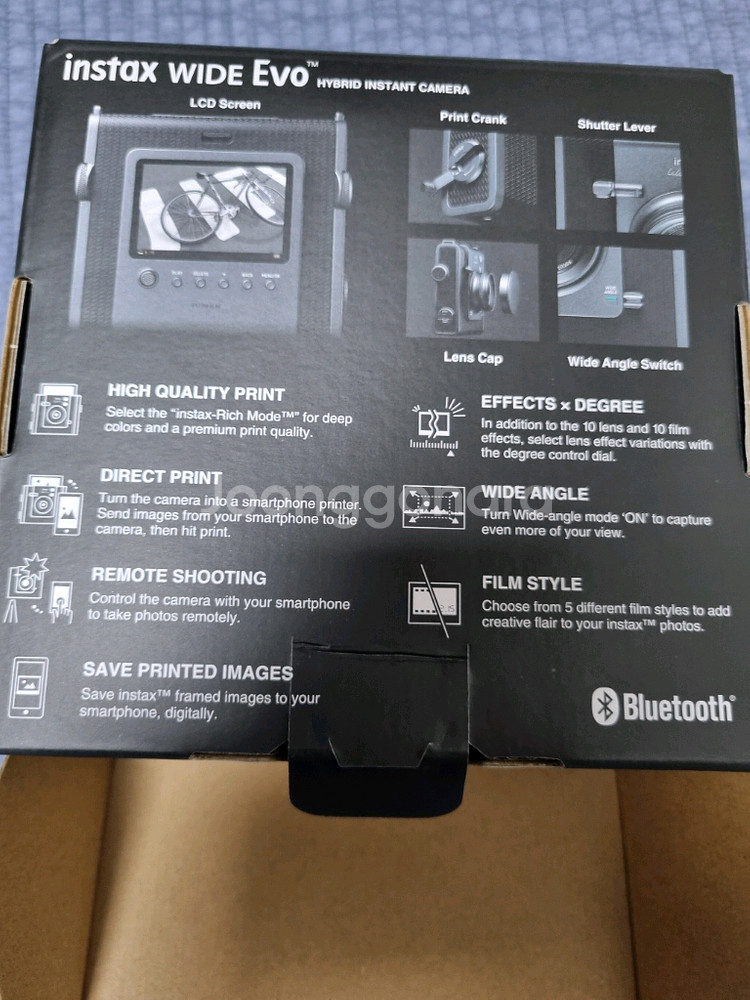 인스탁스 와이드에보 즉석카메라 새상품 미사용 필름카메라 와이드 에보--9