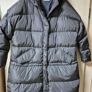 (정품) 렘펠리우스 구스다운 후드 롱패딩 블랙