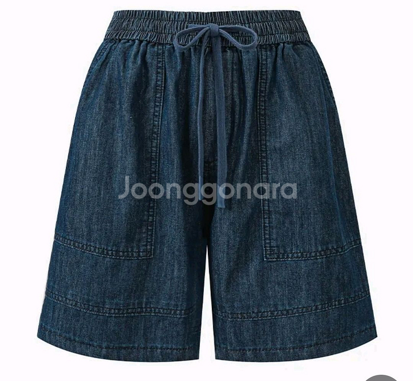 바닐라비 여성 데님반바지 미착용--0