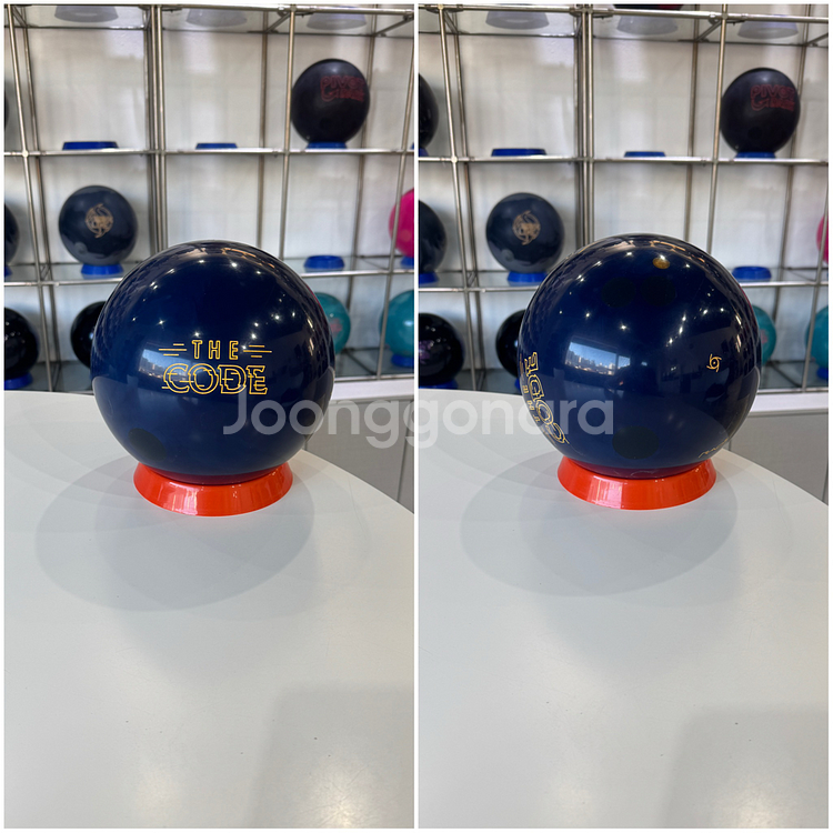 더코드(중고볼링공)(덤리스지공가능)--0