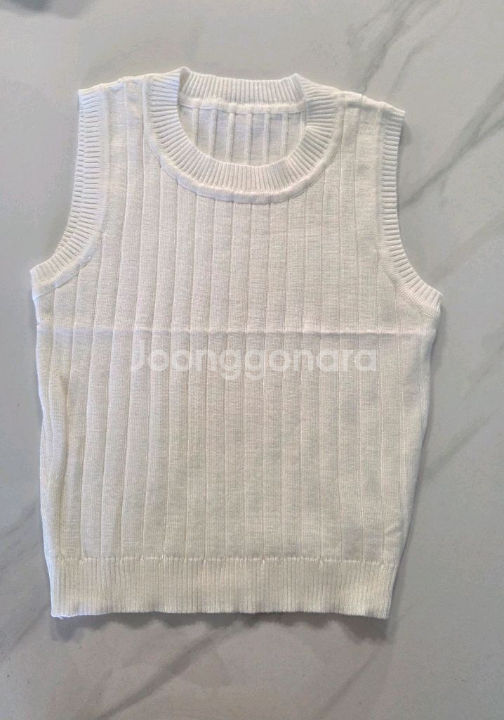 니트슬리브 민소매 새제품--0