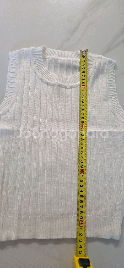 니트슬리브 민소매 새제품--4