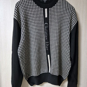 (정품) 크리스찬 디올 90s 멀티 패턴 블랙 니트 95 스웨터