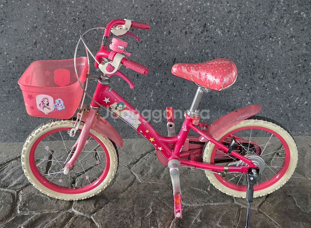 삼천리 시크릿 쥬쥬 어린이 자전거+자물쇠--0