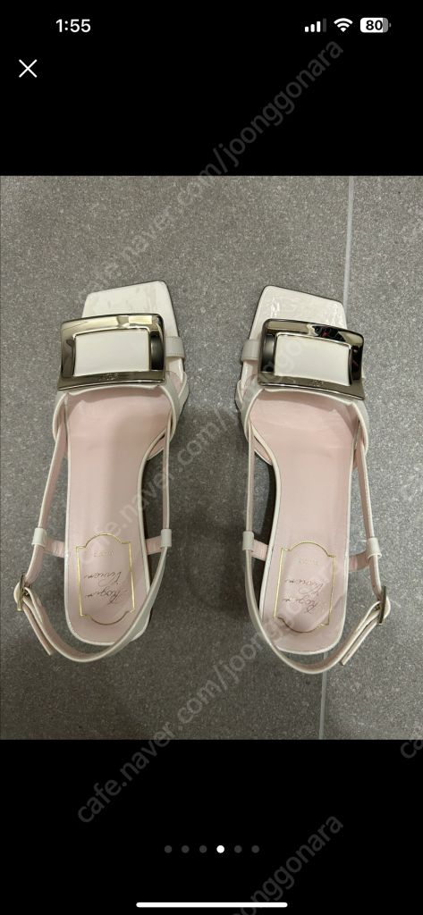 로저비비에 벨비비에 메탈 버클 샌들 37--1