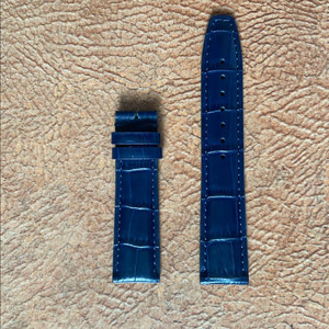 IWC 네이비 가죽 시계줄 렙 20mm 이미지