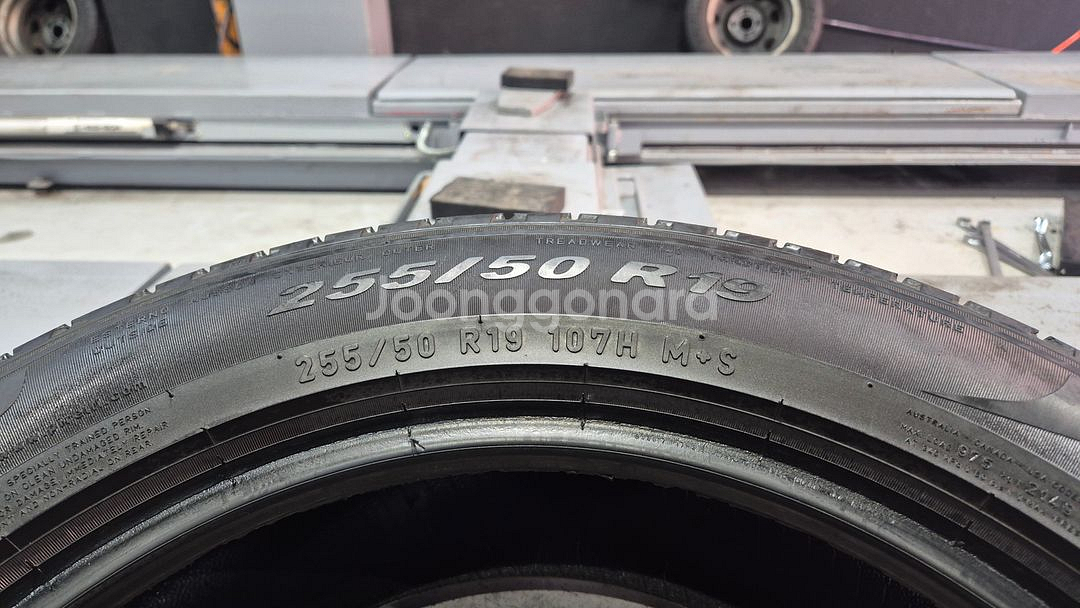 중고 타이어 255 50 19 피렐리 스콜피온 베르데 올시즌 2555019--4