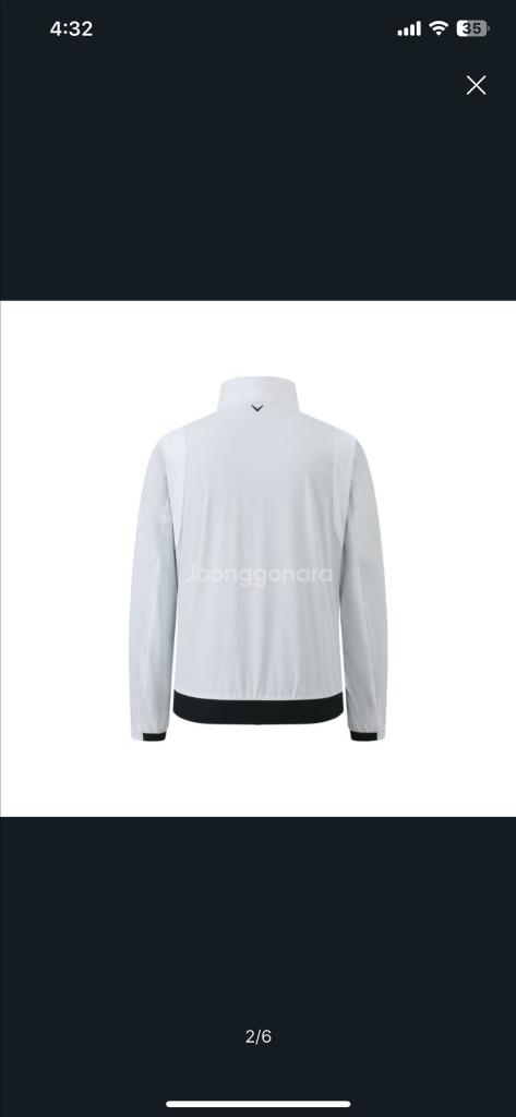 [새상품] 캘러웨이 골프 바람막이 져지 자켓--1