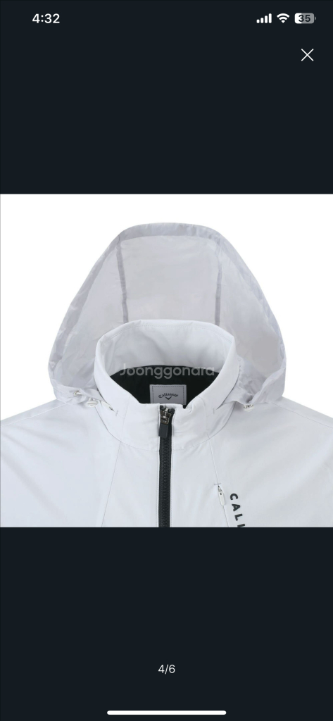 [새상품] 캘러웨이 골프 바람막이 져지 자켓--3