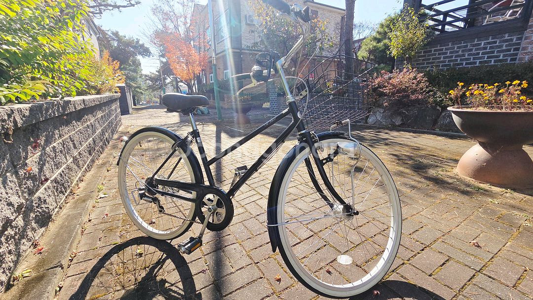 자이크 바구니 자전거 s급 판매--0