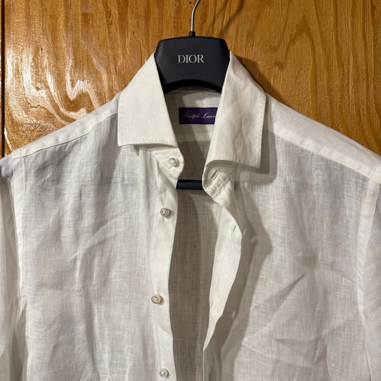 랄프로렌 퍼플라벨 린넨 셔츠--6