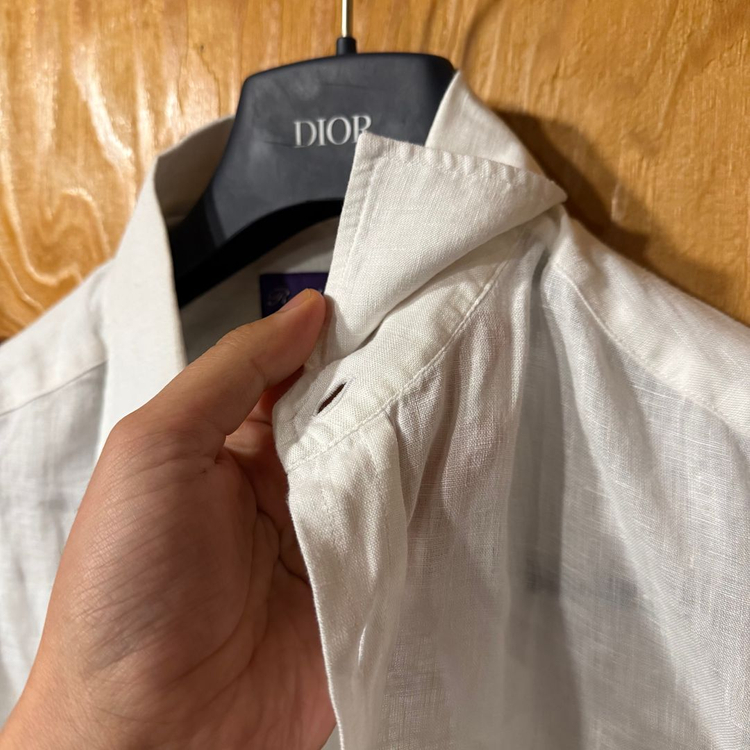 랄프로렌 퍼플라벨 린넨 셔츠--7