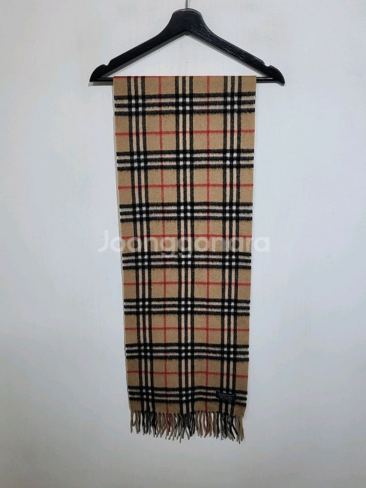 (정품) 버버리 캐시미어 목도리 노바체크 머플러--0