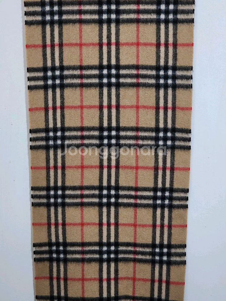 (정품) 버버리 캐시미어 목도리 노바체크 머플러--2