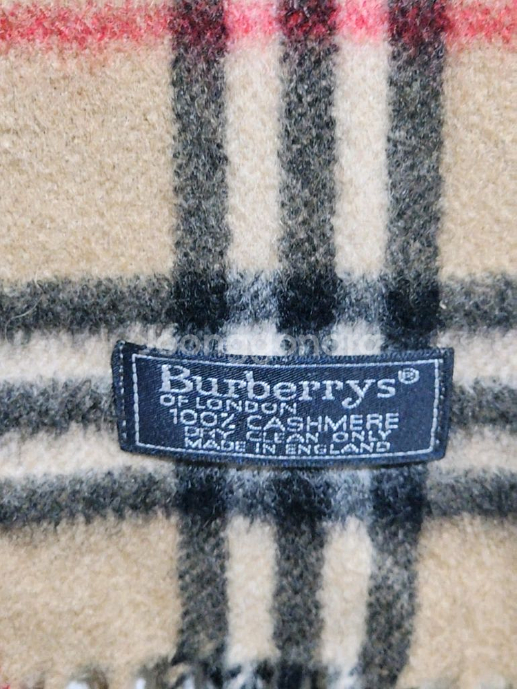 (정품) 버버리 캐시미어 목도리 노바체크 머플러--4