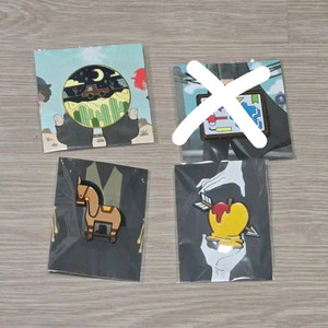 미개봉) 블라인드 데드파더스 금속 뱃지 잠뜰 픽셀리 각별 공룡 수현 라더 덕개 이미지