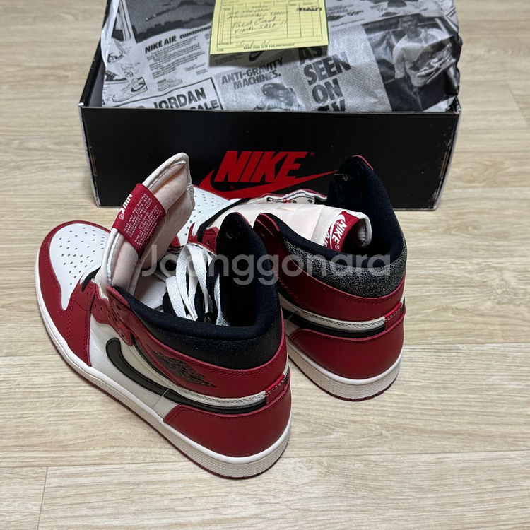 나이키 에어조던 1 시카고 270mm 새상품--1