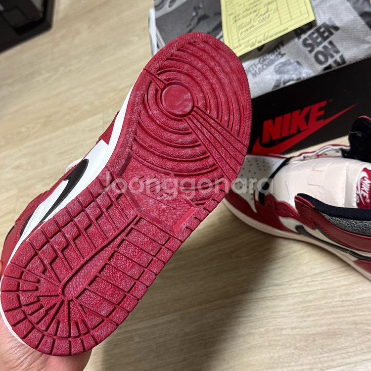 나이키 에어조던 1 시카고 270mm 새상품--2