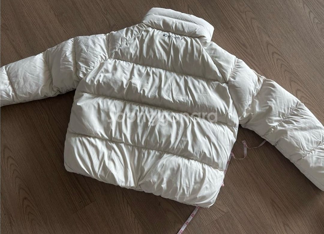 디스커버리 푸퍼 패딩 여성 95 아이보리--1