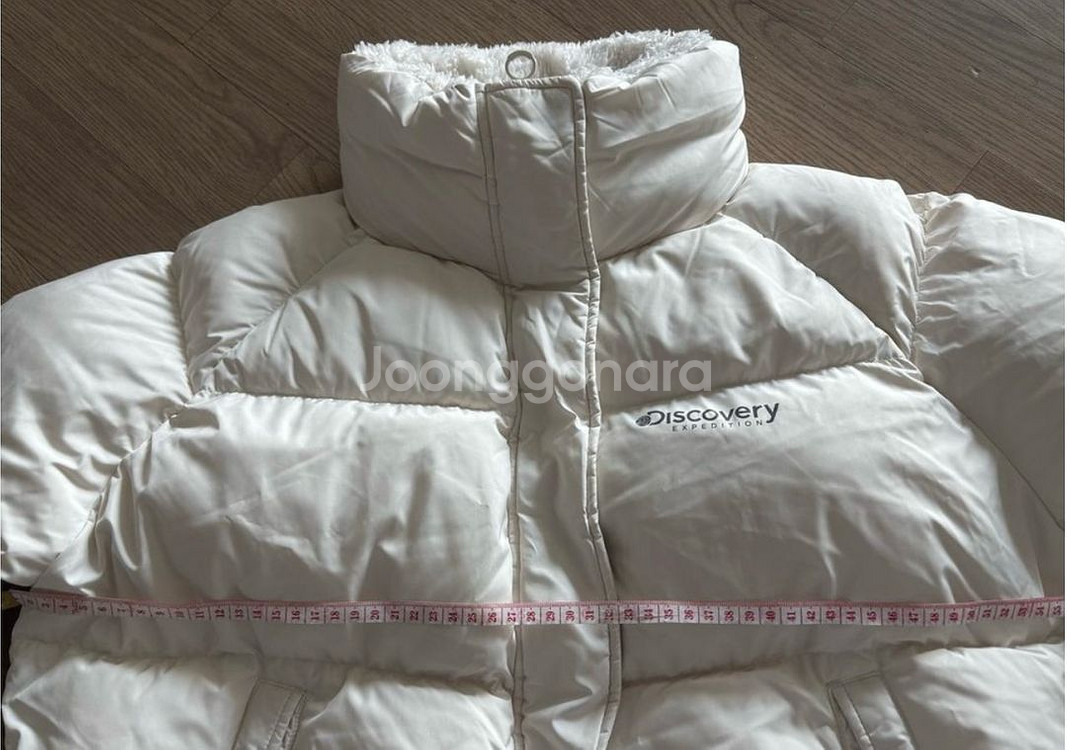 디스커버리 푸퍼 패딩 여성 95 아이보리--3