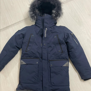 디스커버리 블랙콤 롱패트롤 다운 패딩