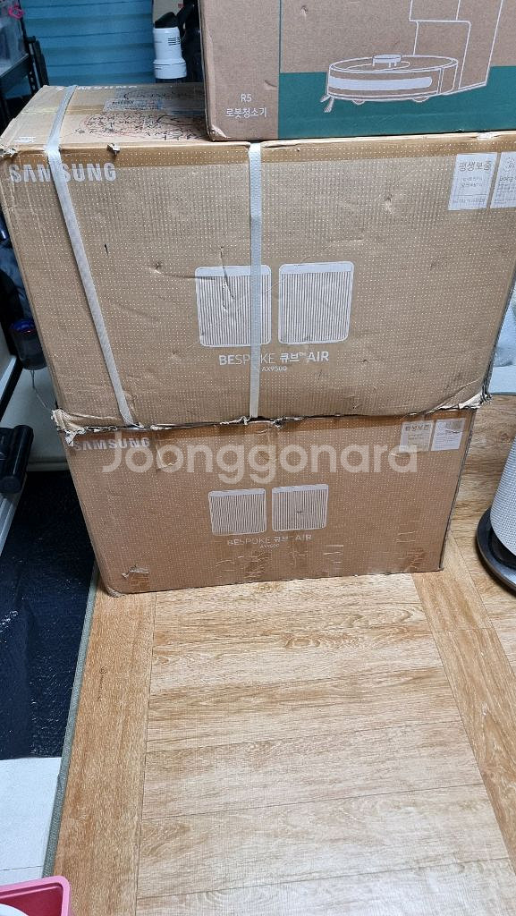 삼성비스포크 큐브 에어 무풍 공기청정기 새상품 입니다--1