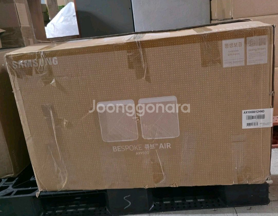 삼성비스포크 큐브 에어 무풍 공기청정기 새상품 입니다--2