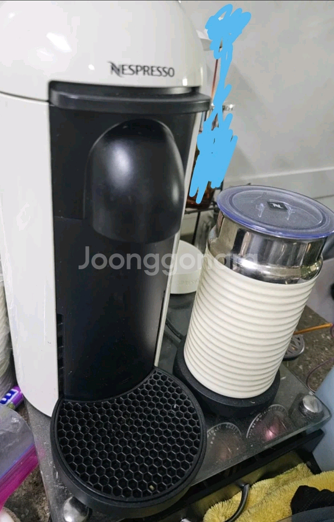 네스프레소 버츄오 커피머신 + 캡슐, 우유거품기까지--0