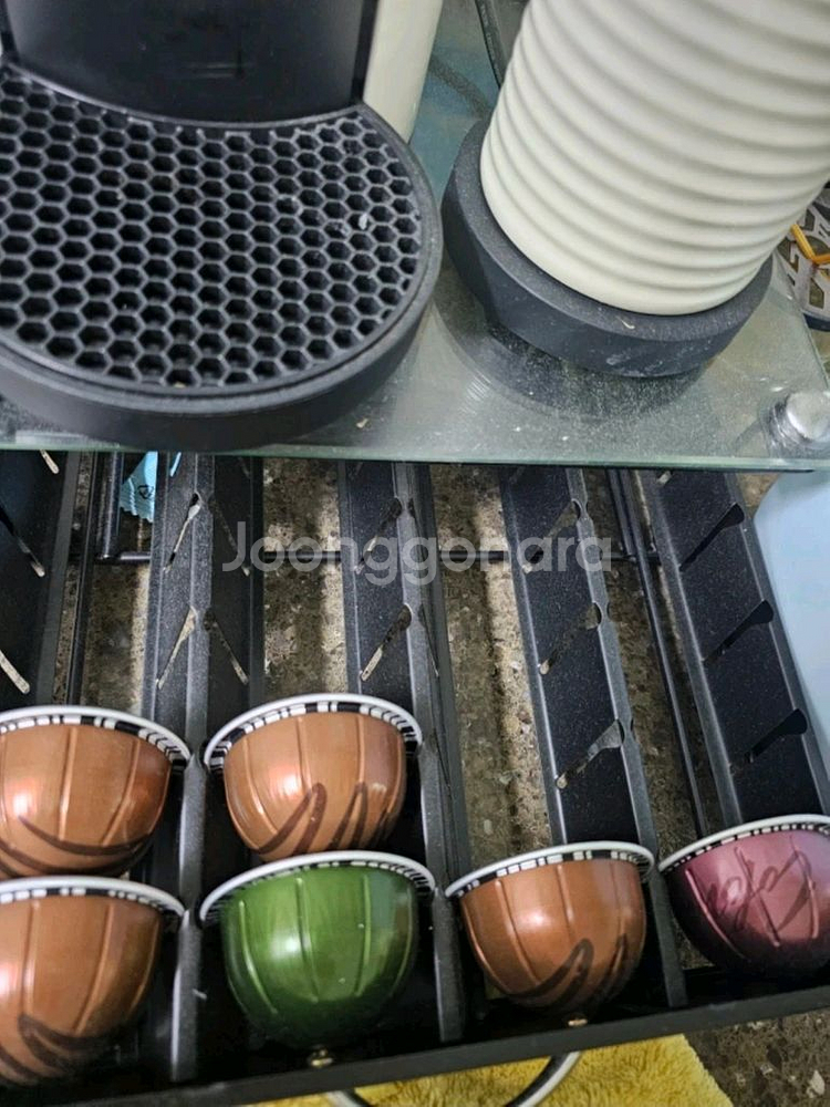 네스프레소 버츄오 커피머신 + 캡슐, 우유거품기까지--2