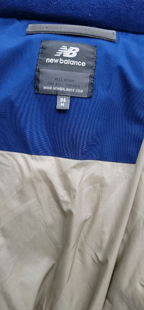 뉴발란스 케이브 퀼팅 미드롱 구스다운 블루 남녀공용--5