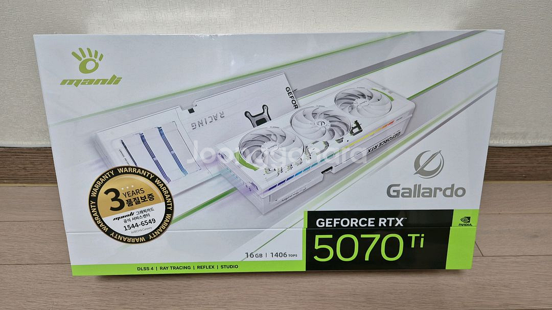 미개봉) 만리 RTX 5070 Ti 화이트 가야르도 갈라도 새제품 (무상AS 3년) 5070ti--0