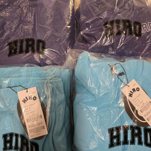 히로 블랭크 플리스 셋업 퍼플 130