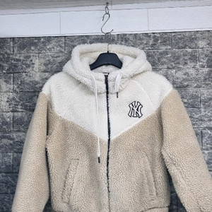 MLB 뉴욕 양키스 뽀글이 후리스 후드집업 S사이즈