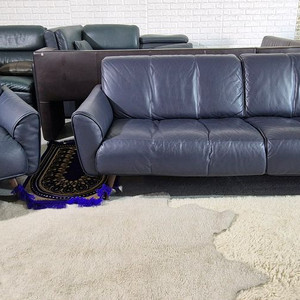 나뚜찌에디션 토비아 이태리 천연전체가죽 3인+1인 소파