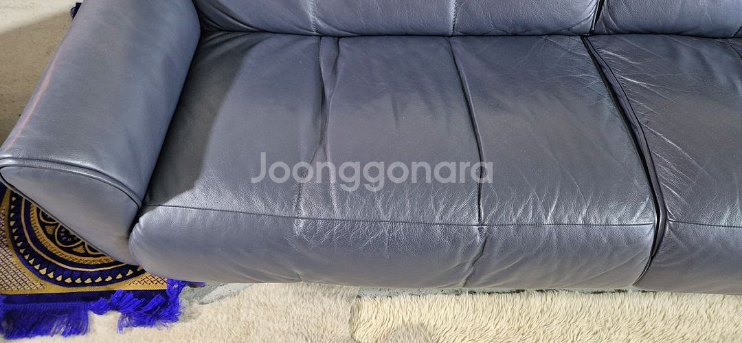 나뚜찌에디션 토비아 이태리 천연전체가죽 3인+1인 소파--9