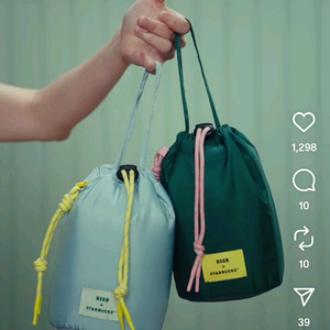 MSGM x 스타벅스 파우치 (그린, 블루)