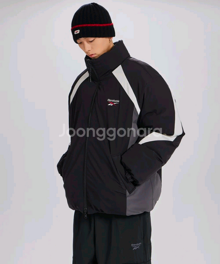 리복 벡터 리버시블 패딩(L)--0