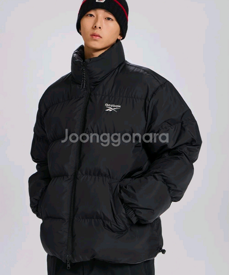 리복 벡터 리버시블 패딩(L)--2